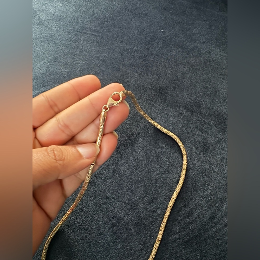 Vintage gold plated necklace. - Picture 5 of 6